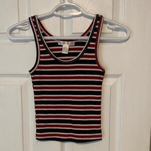 Essentials Multicolor Striped Tank Top